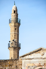 Sea mosque in the ancient Jaffa