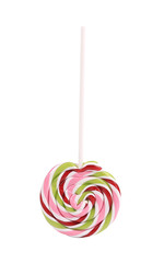 Colorful spiral lollipop.