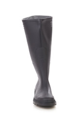 High rubber boot black color..
