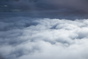 Obraz premium Abstract misty cloud on sky