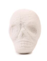 Piece sugar in form of skull.
