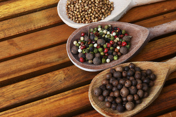 spoons with hot spices