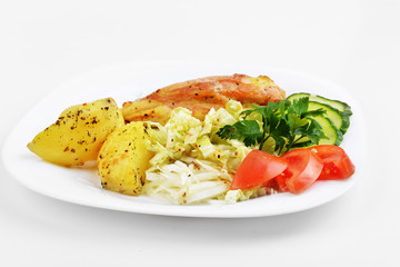fillet with potato