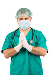 Portrait of a surgeon