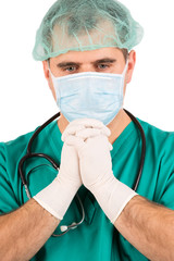 Portrait of a surgeon