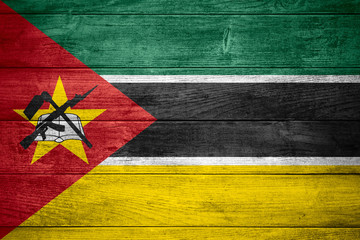 flag of Republic of Mozambique
