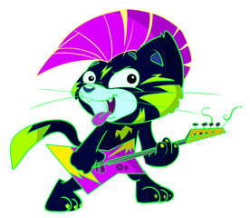 metal rock cat