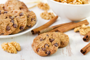 cookies with chocolate