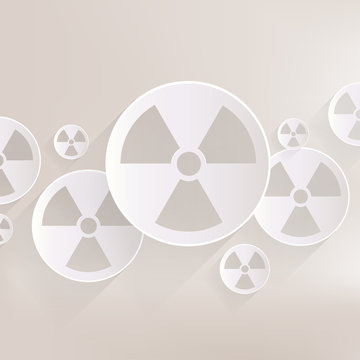 Radiation danger icon