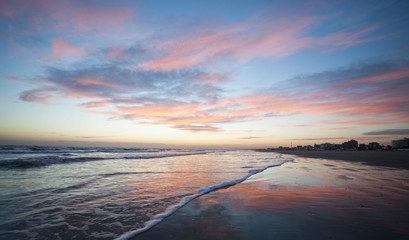 Sunset on the beach