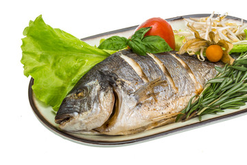 Grilled dorada