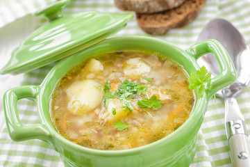 Buckwheat soup