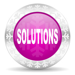 solutions christmas icon