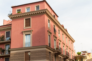 Rome, Italy. Typical architectural details of the old city