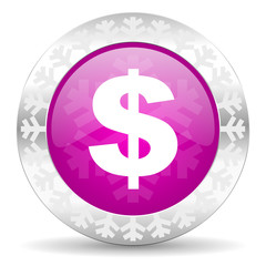 dollar christmas icon