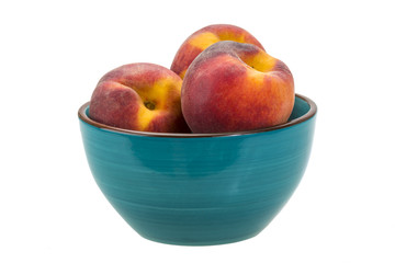 Peaches in the bowl