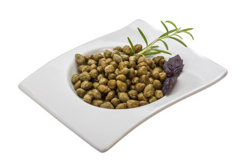 Capers in the bowl