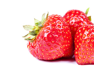 appetizing strawberries