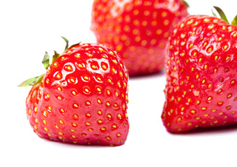 appetizing strawberries