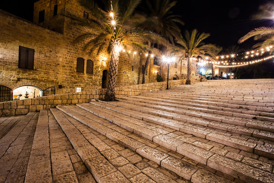 The old streets of Jaffa, Tel Aviv, Israel