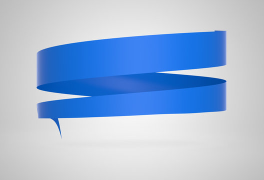 Circular Werbebanner Blau