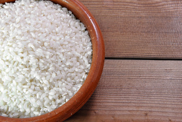white rice in bowl