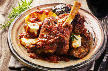 braised lamb knuckle