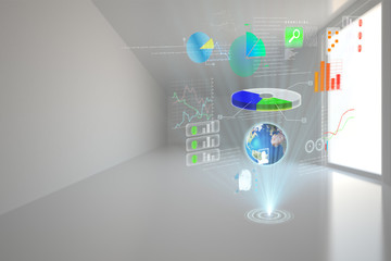 Global business hologram