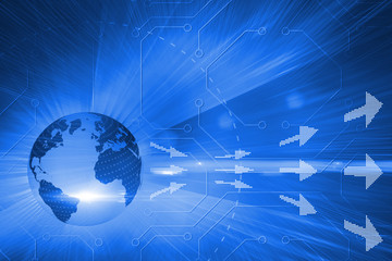 Global technology background