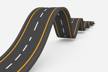 Bumpy road background