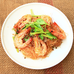 shrimp with Cellophane noodles