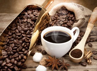 Rolgordijnen koffie © hiphoto39