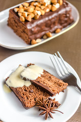 Dark angel food cake