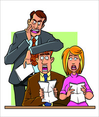 lawyer and dummy witnesses