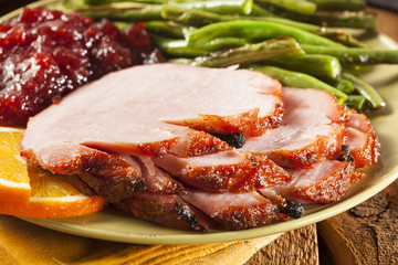 Traditional Sliced Honey Glazed Ham