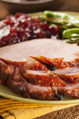 Traditional Sliced Honey Glazed Ham