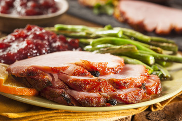 Traditional Sliced Honey Glazed Ham