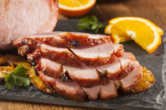 Traditional Sliced Honey Glazed Ham