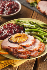 Traditional Sliced Honey Glazed Ham