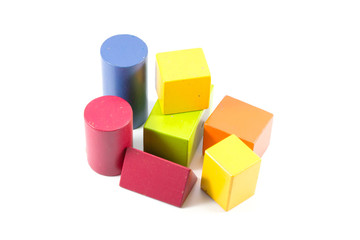 Wooden building blocks
