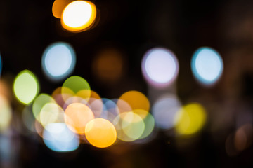 Fototapeta premium Bokeh of light background.