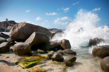The Bath Beach at Carribean Island Virgin Gorda, Tortola