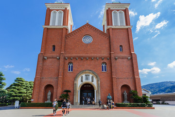 Urakami Cathedral in Nagasaki - obrazy, fototapety, plakaty