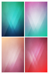 Eye-Catching flat background with Gradient Effect