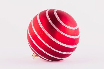 bola roja de navidad