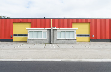 Fototapeta premium industrial warehouse