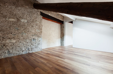 Interior nice loft, empty