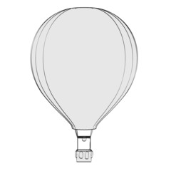 Obraz premium cartoon image of air balloon