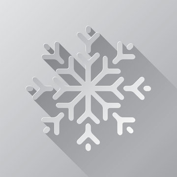 Snowflake, vector design element, new yer