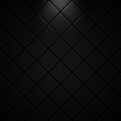 Black floor with light effet